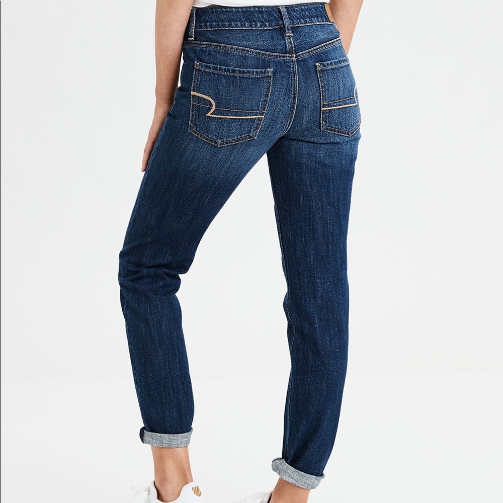 American Eagle Womens Blue Tomgirl Jeans